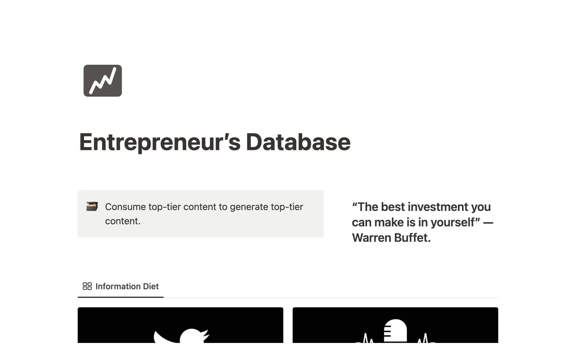 The Entrepreneurs Database님의 템플릿 미리보기