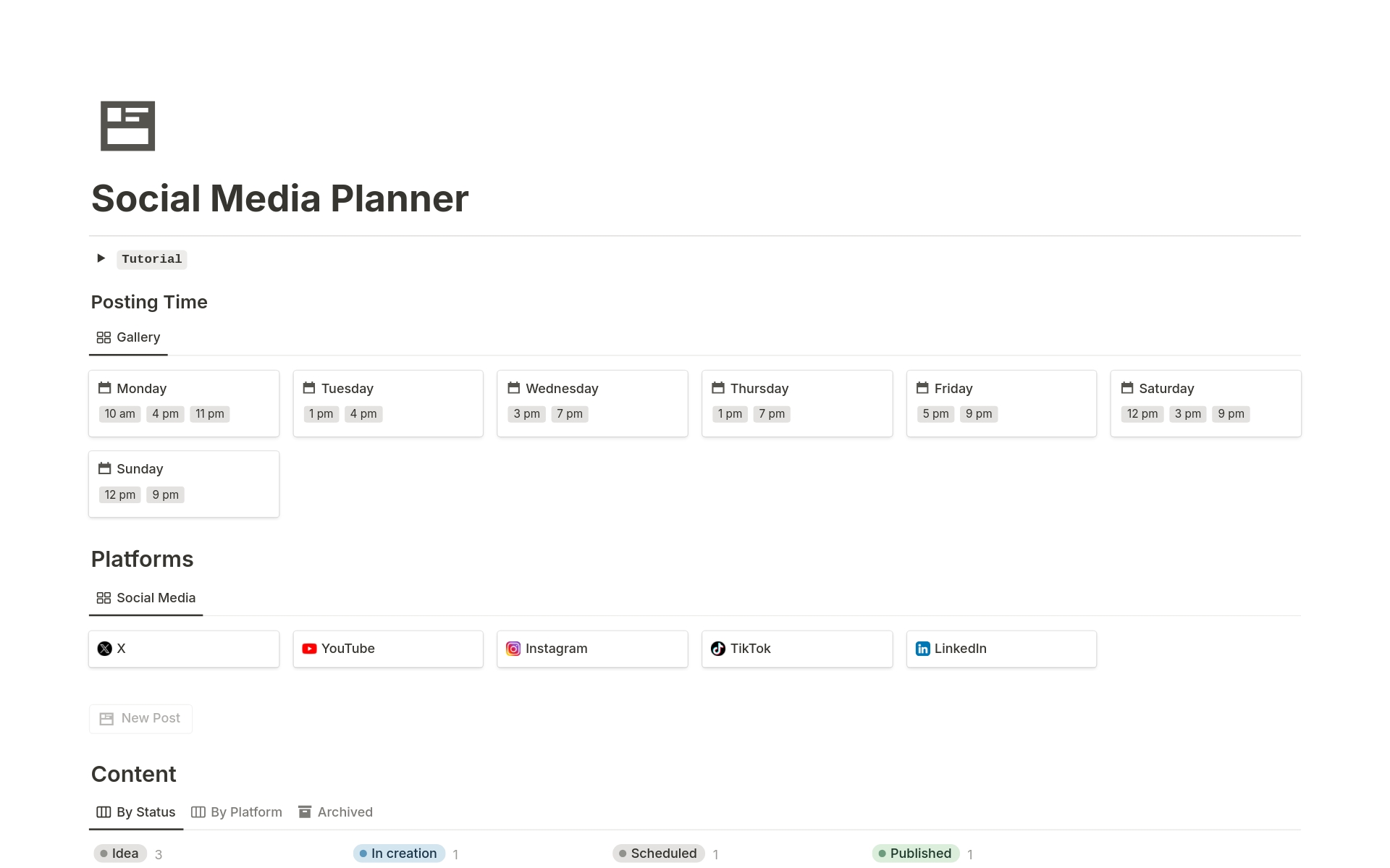 Introducing the Social Media Planner, a comprehensive solution designed to elevate your social media presence and streamline your content strategy with precision and ease.