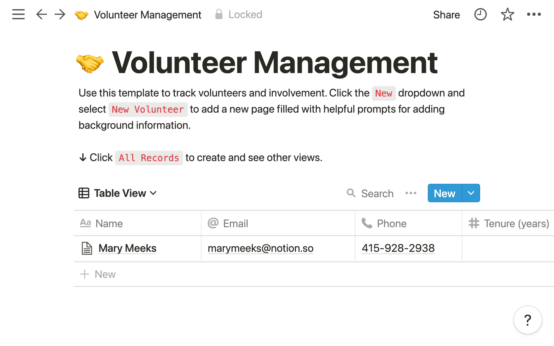 Keeping track of a volunteer staff can be overwhelming. This is an easy way to stay on your a-game with volunteer information, activities and their availability.