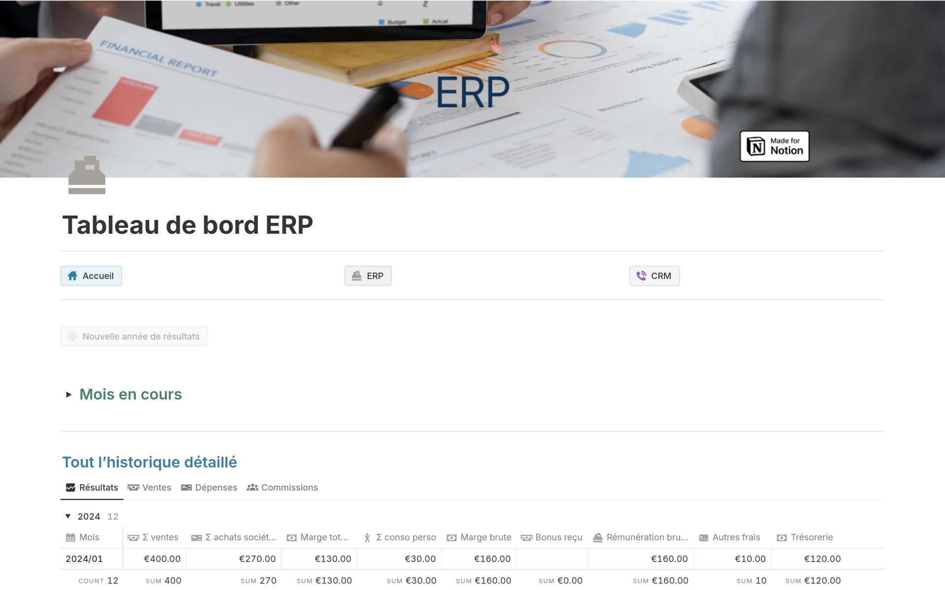 Ce CRM/ERP te permettra de gérer ton business VDI au mieux : suivi financier évidemment mais aussi suivi client et équipe, tout en un!