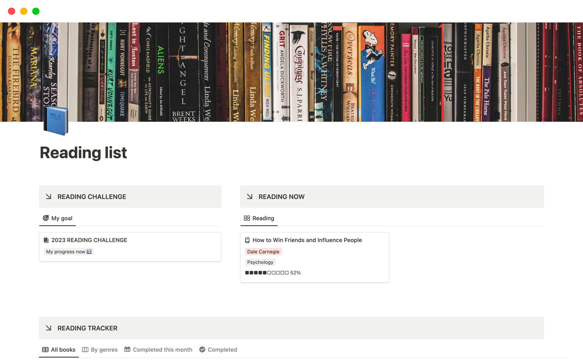 Reading list Template by marigavri | Notion Marketplace