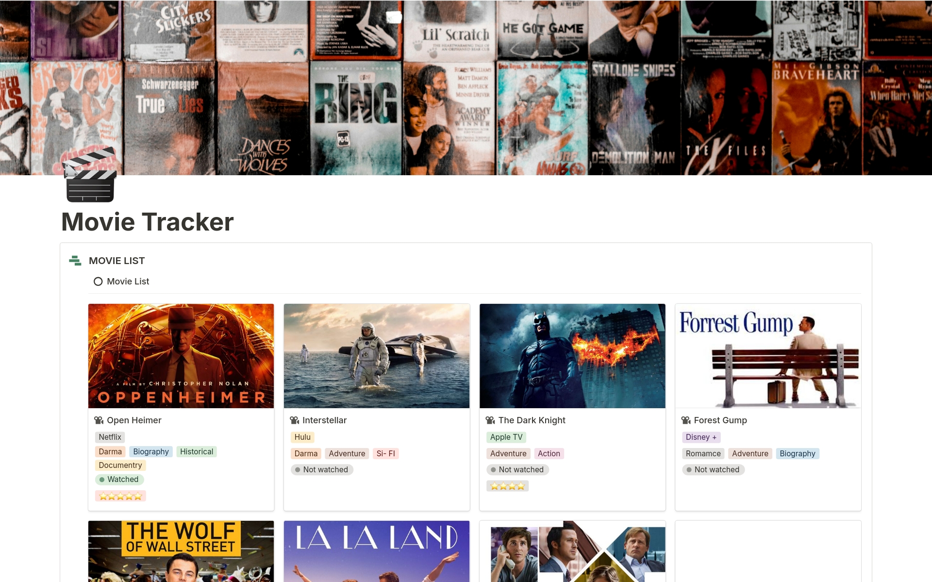 MovieTracker: Your Cinema Companion

Lights, Camera, Action! Keep Track of Your Movie Adventures

