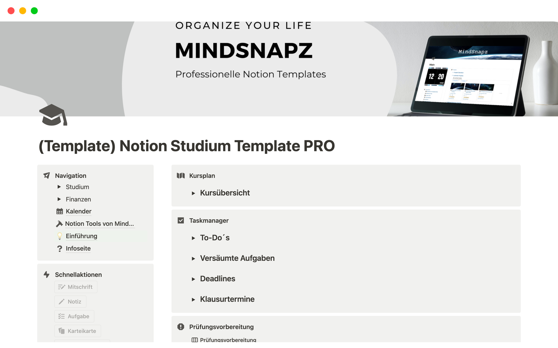 Notion Uni Template PRO Notion Template Notion Uni Template PRO Notion Template