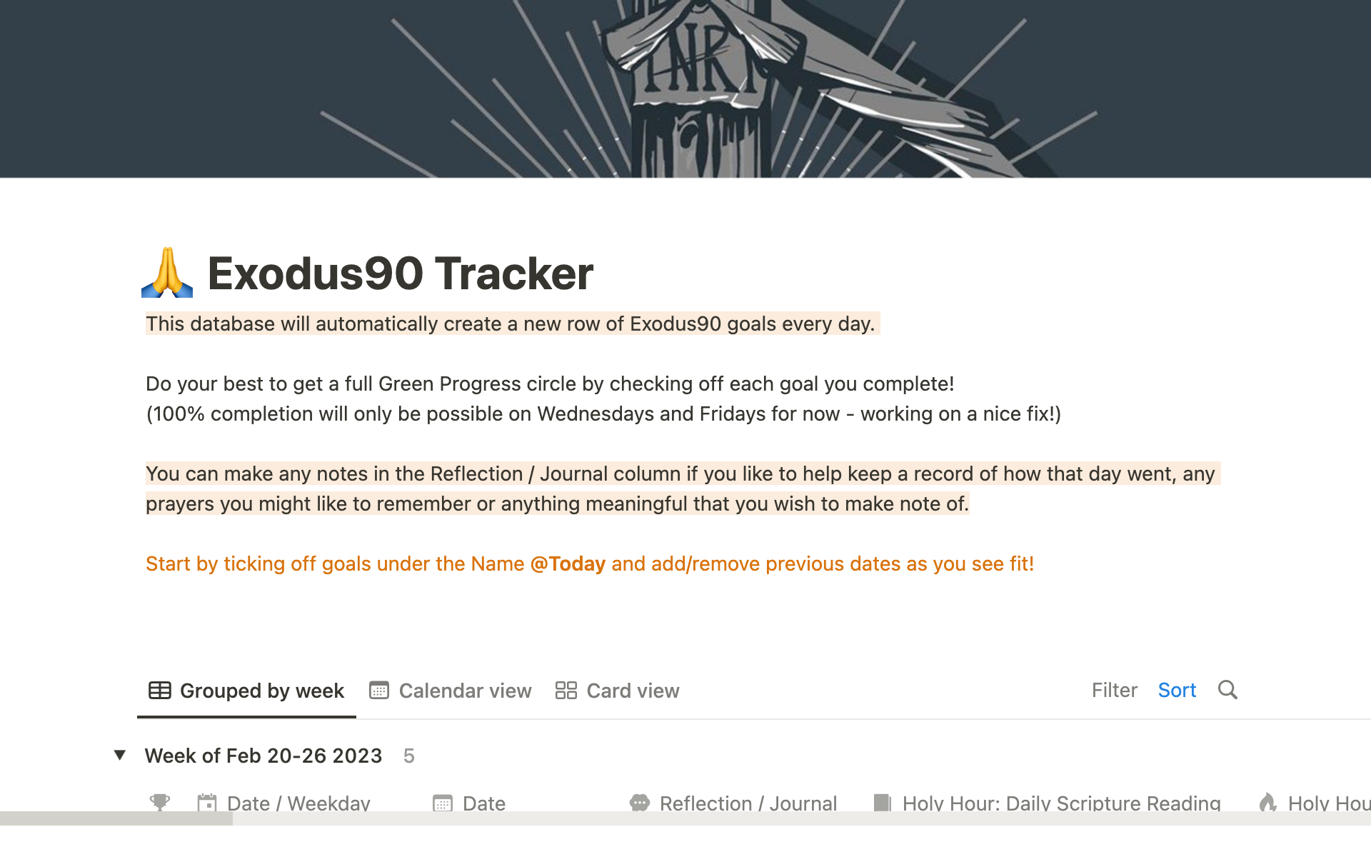 Exodus90 / Fiat90 Trackerのテンプレートのプレビュー