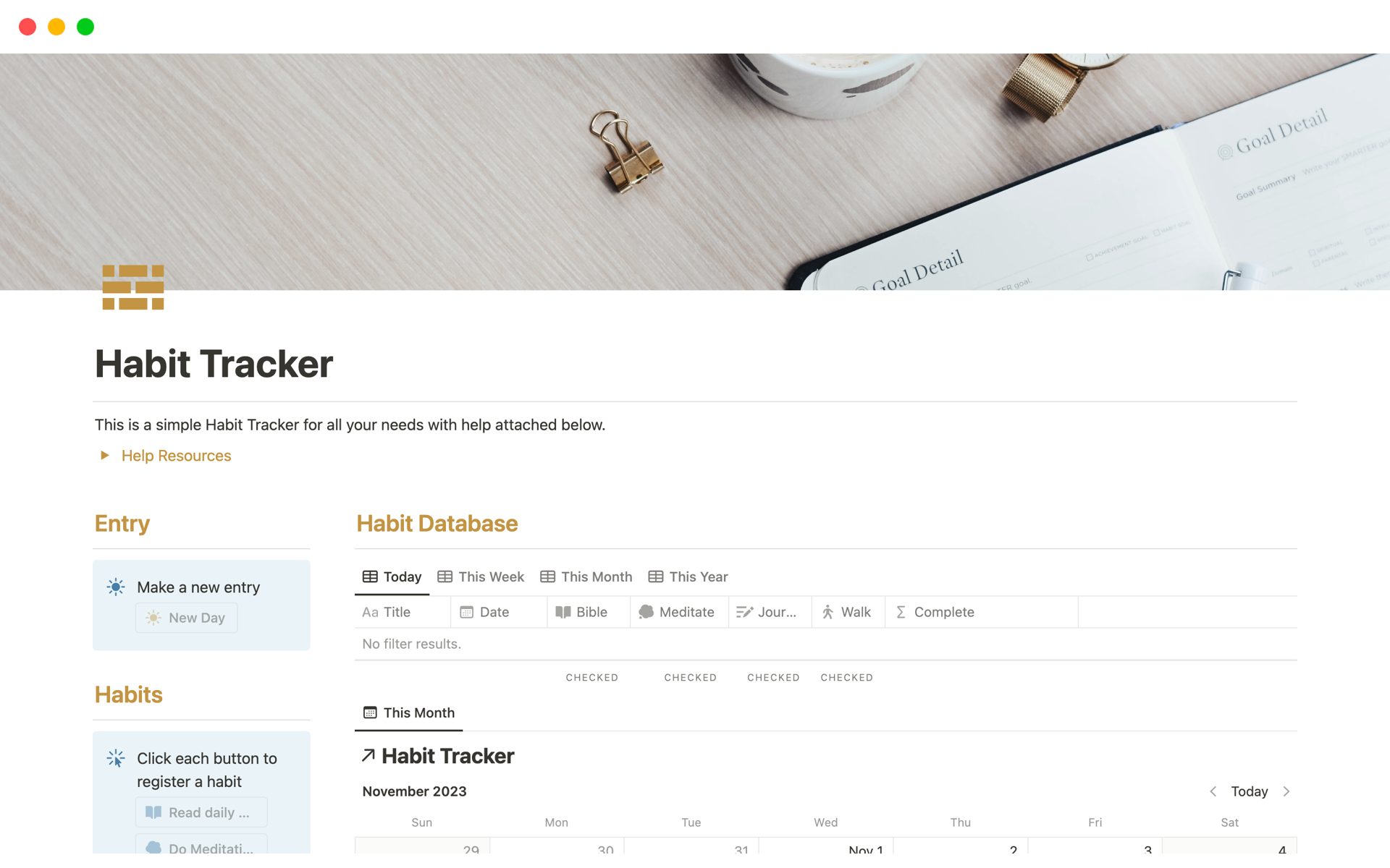The simplest Habit tracker with one-click button integrations