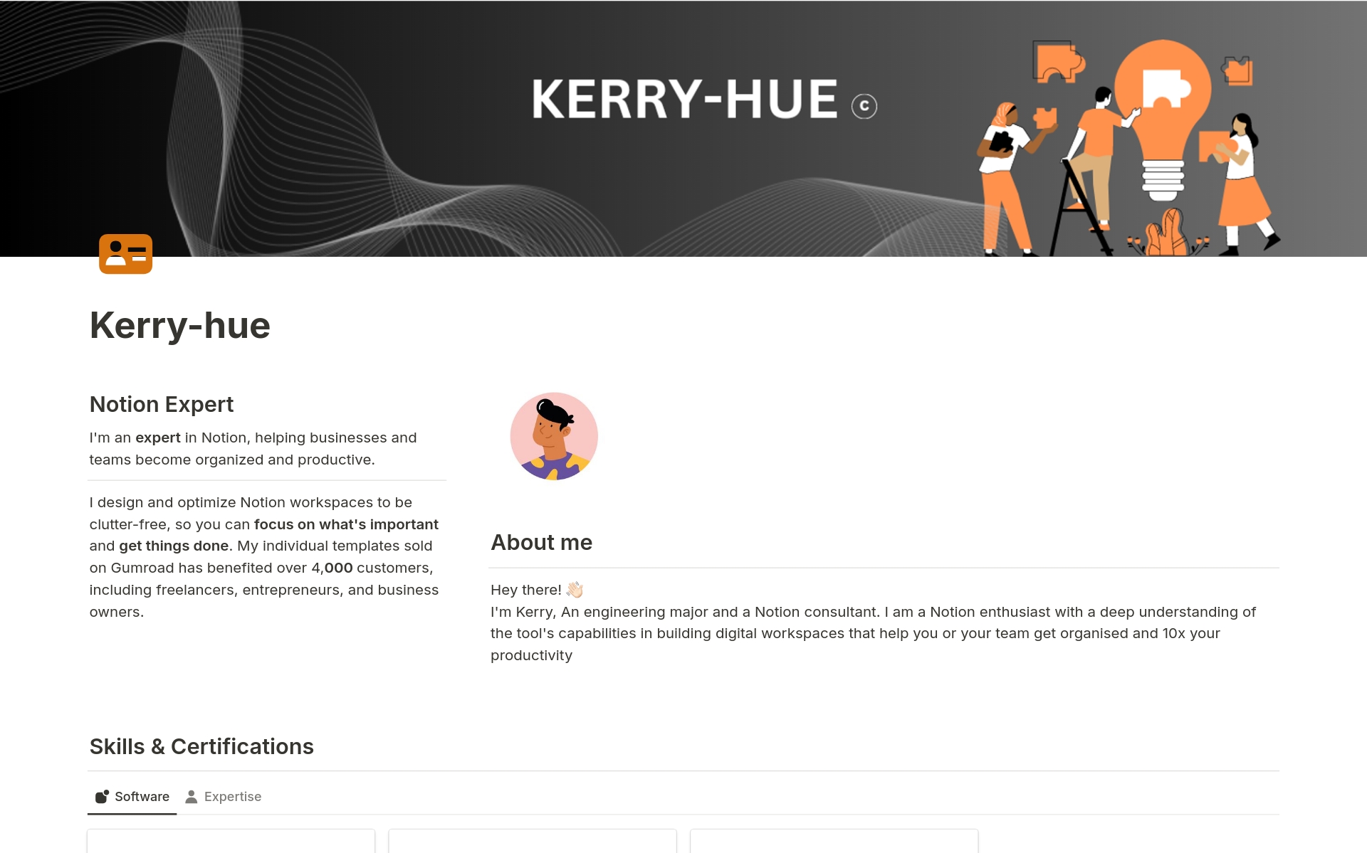 Resume portfolio suite Template - Desktop 