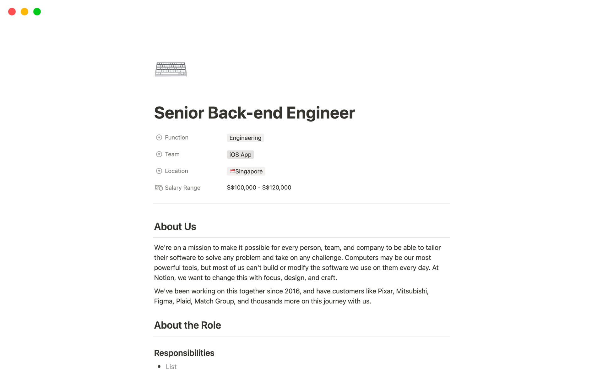 A public careers site and job board.
