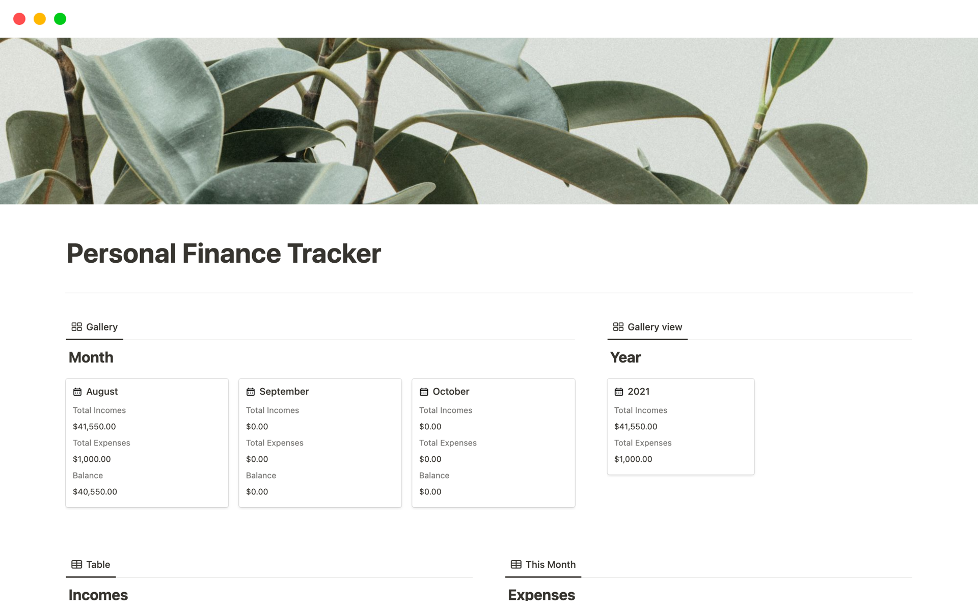 Personal Finance Tracker for Money-Minded Individuals