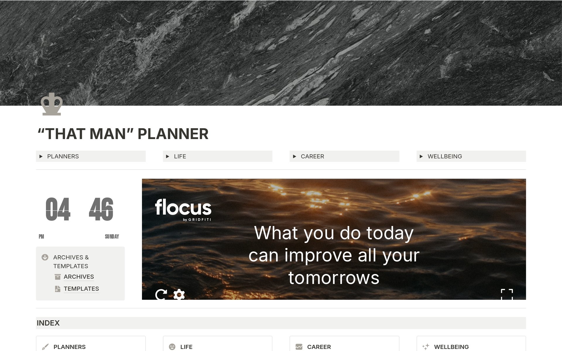 Welcome to That Man Digital Planner - Your Ultimate Life Companion! Planners, Life, Career, Wellbeing, Mind, Sleep - Elevate your life with organisation, productivity, wellness!
