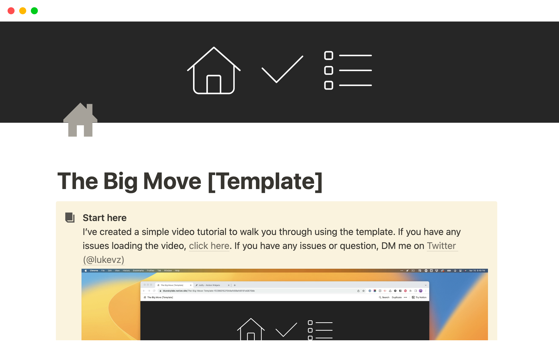 This template covers all aspects of the moving process and helps you track everything in one place.