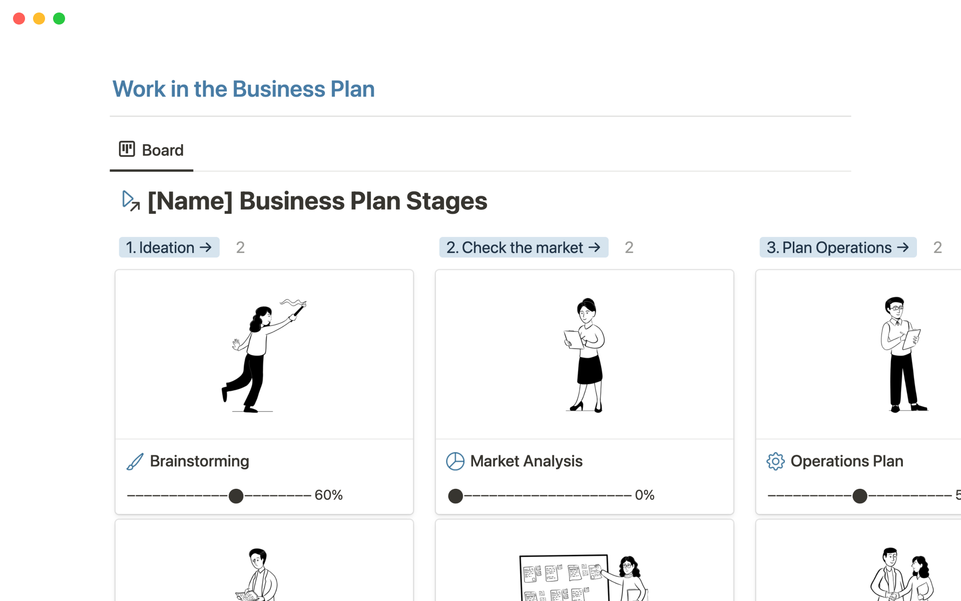A tool to build interactive and shareable business plans.