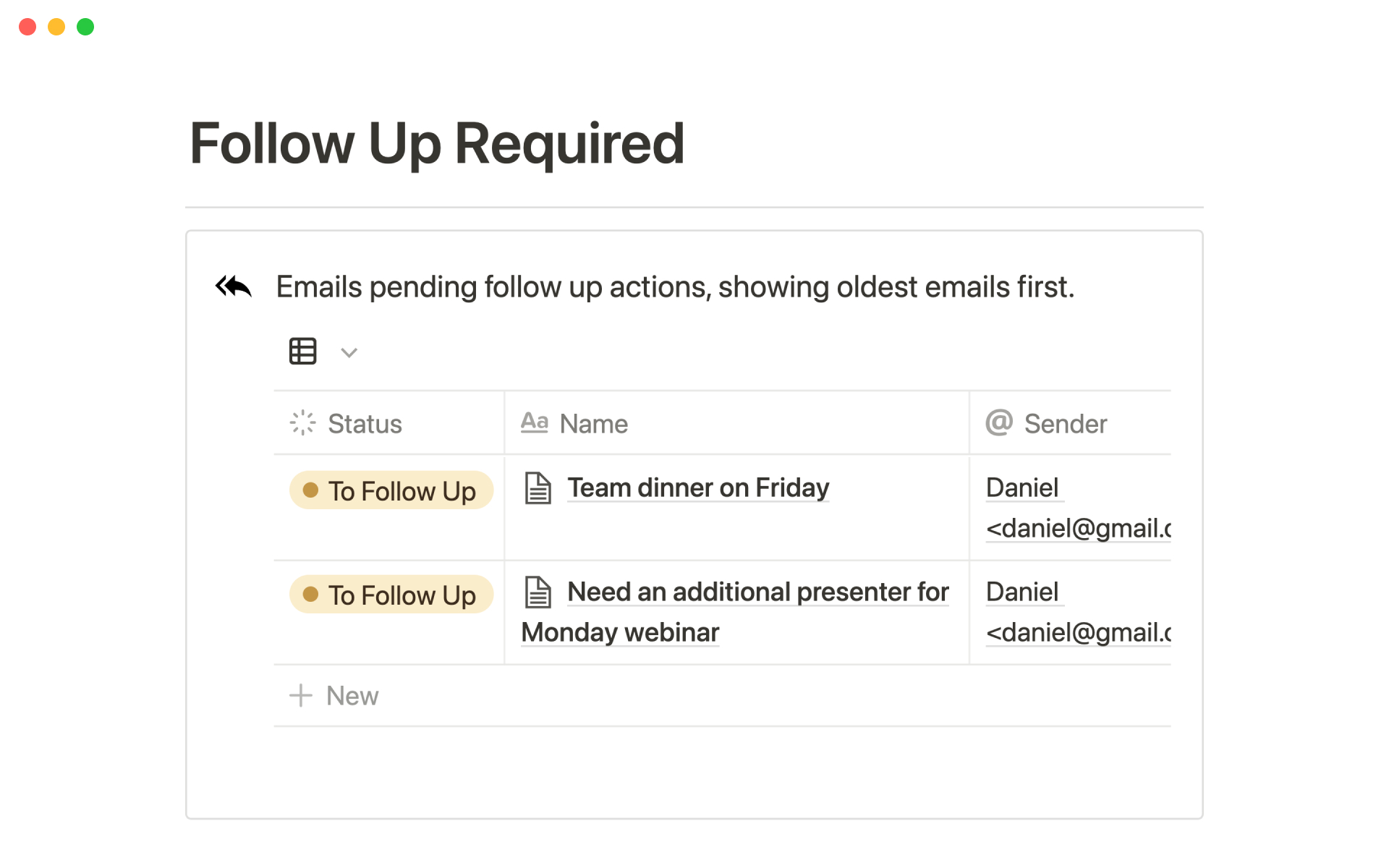 Easily organize and manage your emails.📨