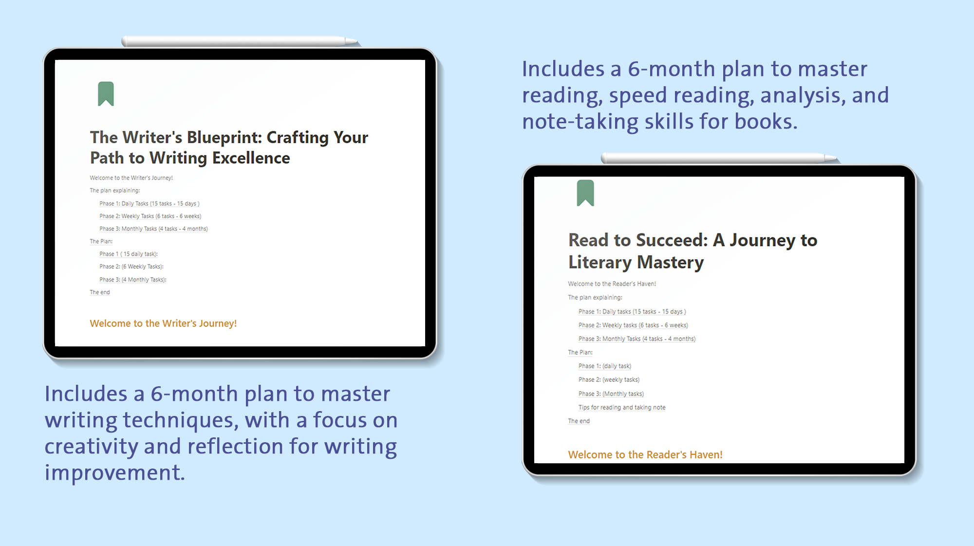 A comprehensive template designed to help you track and enhance your reading, writing, and learning journey. With its user-friendly interface and versatile features, 
