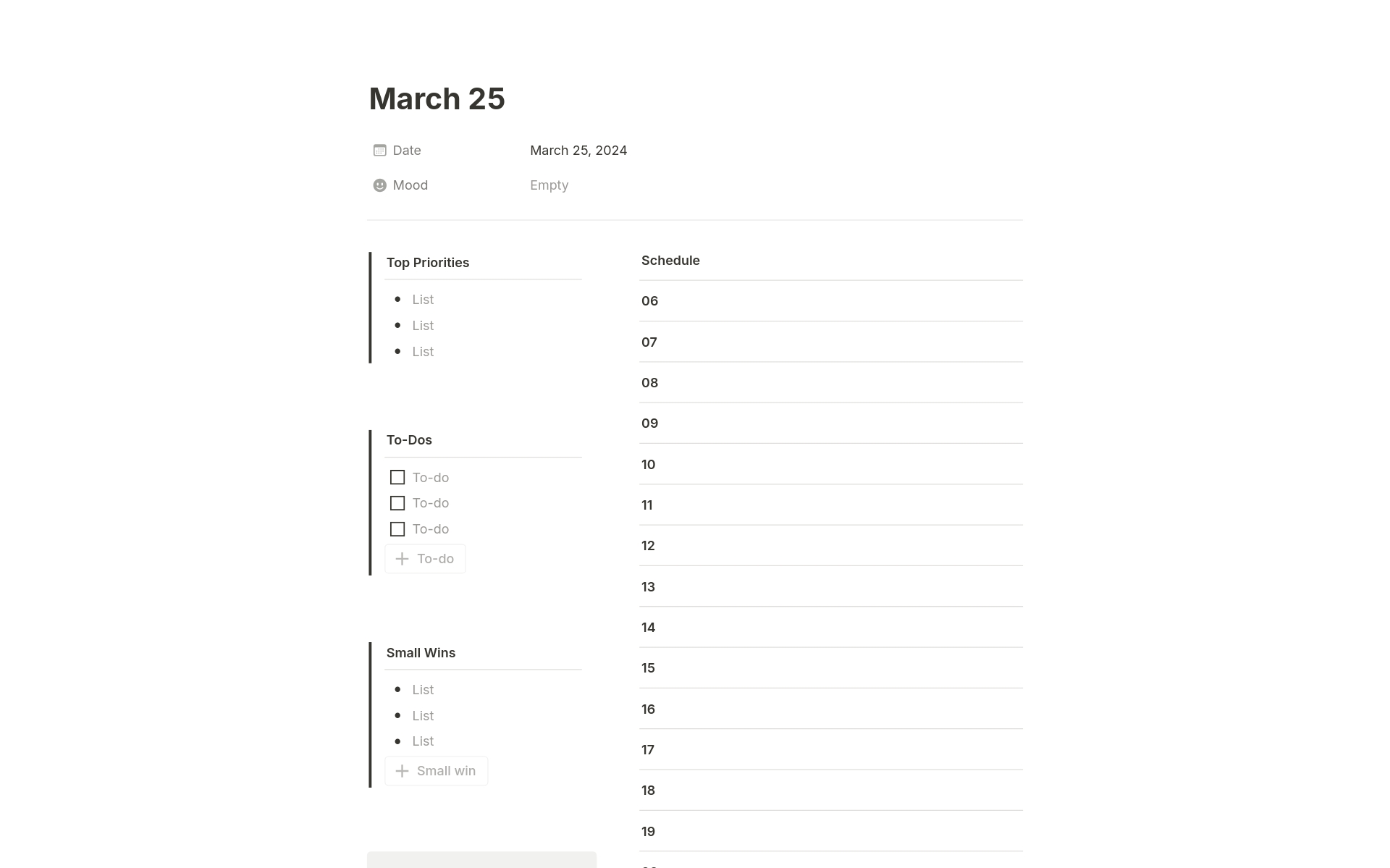 The Notion Monthly Planner is a simple tool for organization and productivity. With this planner, you can confidently plan your goals, one month at a time, and turn chaos into clarity.