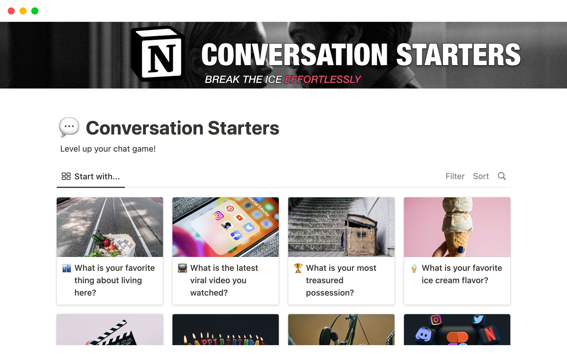 30 conversation starters to break the ice effortlessly with