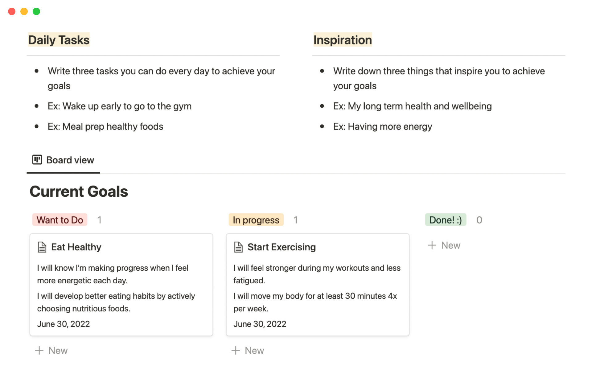 This template will help you plan, track, and meet your goals.