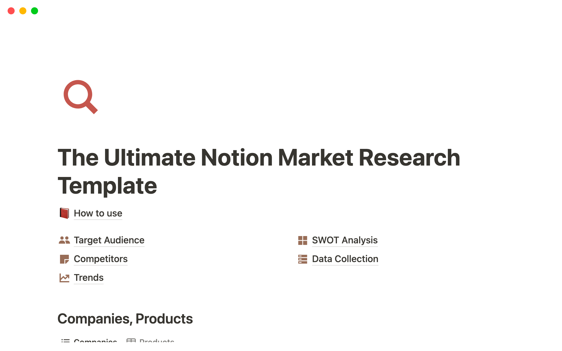 The Ultimate Notion Market Research Template Template Notion Marketplace The Ultimate Notion Market Research Template Template Notion Marketplace