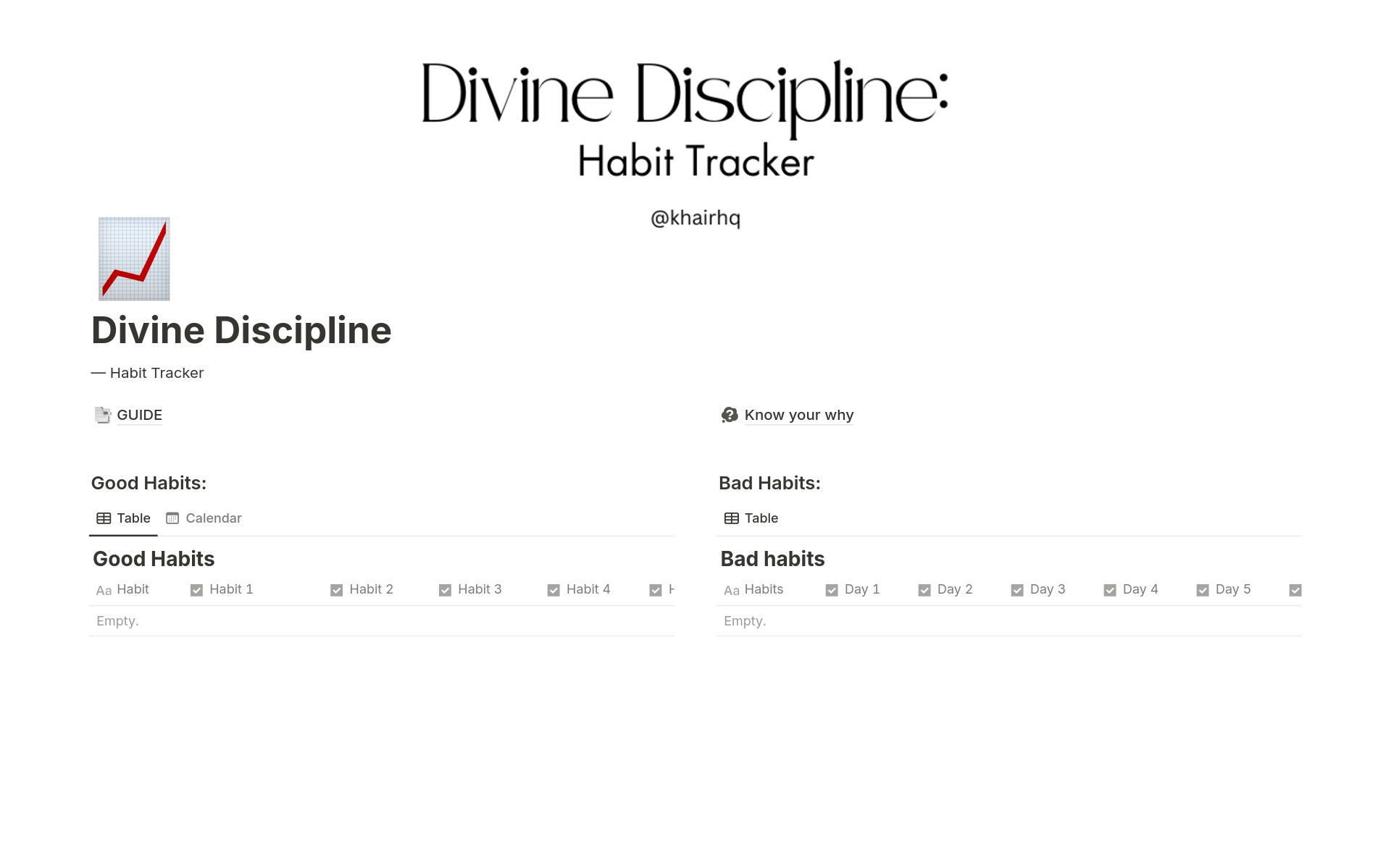 A template preview for Divine Discipline
