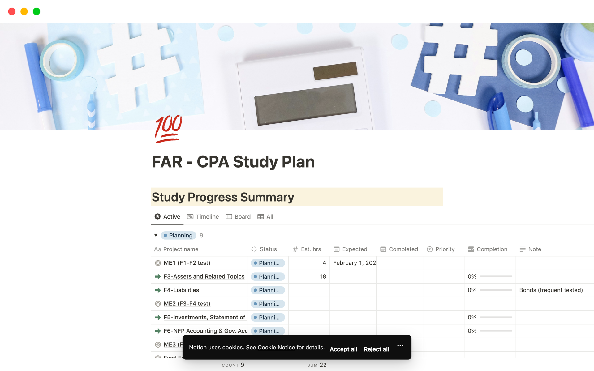 Becker Cpa Study Material Free Download Pdf FAR Template by I will pass the CPA exam | Notion Marketplace