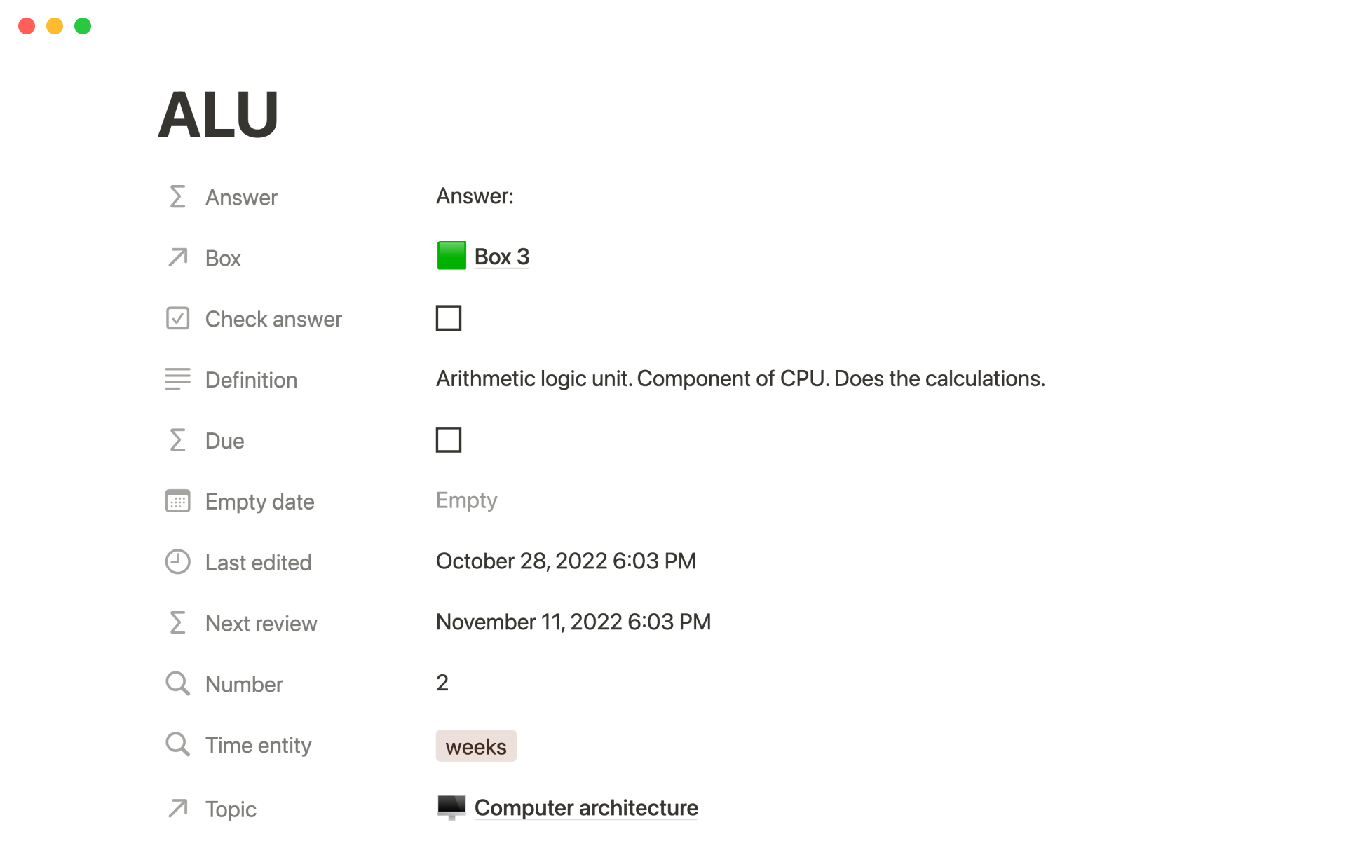 The ultimate flashcard system Notion Template
