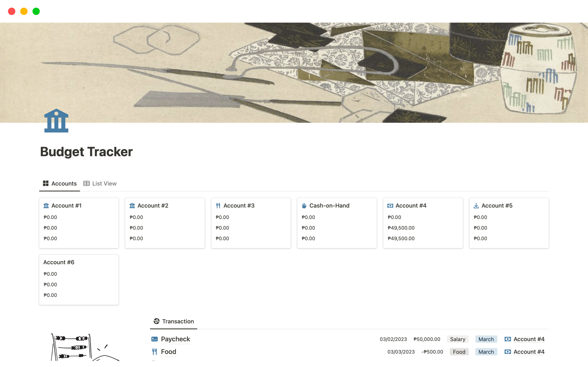 Budget Tracker Template | Notion Marketplace