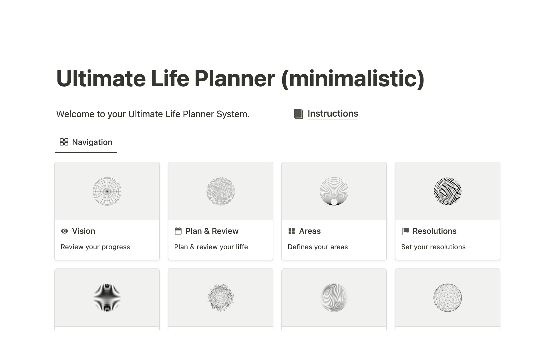 Notion Ultimate Life Planner by Pathpages Notion Template