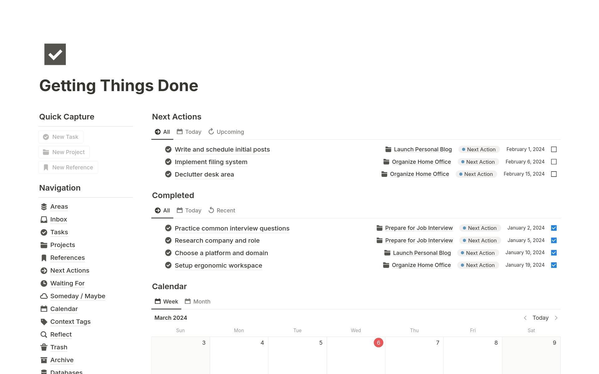 Your all-in-one solution for Getting Things Done