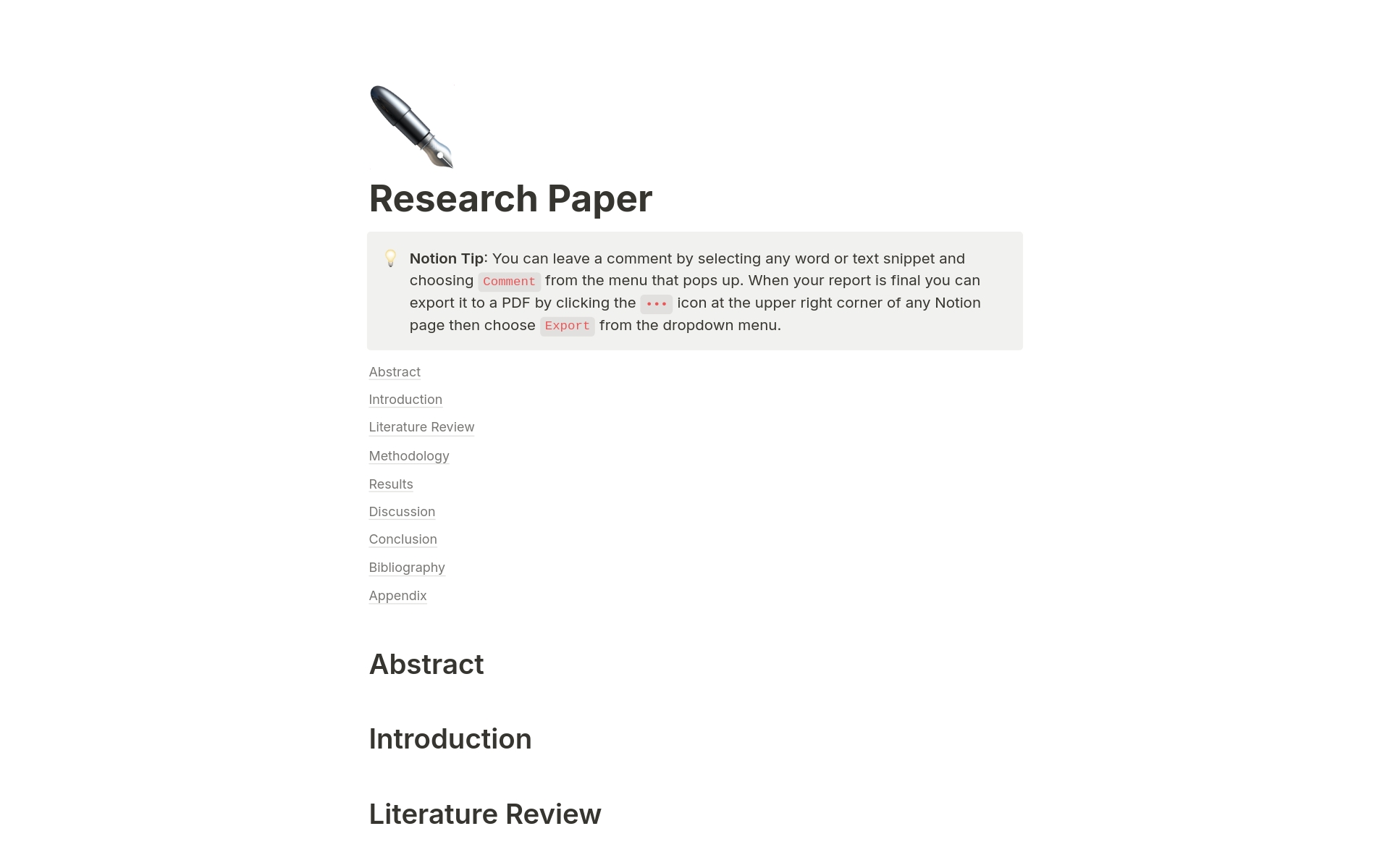 Make this your homepage for planning and writing a research paper or dissertation.
