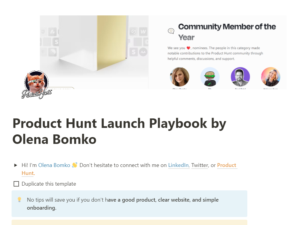 Checklists, templates, and tips to prepare for your next successful Product Hunt launch.