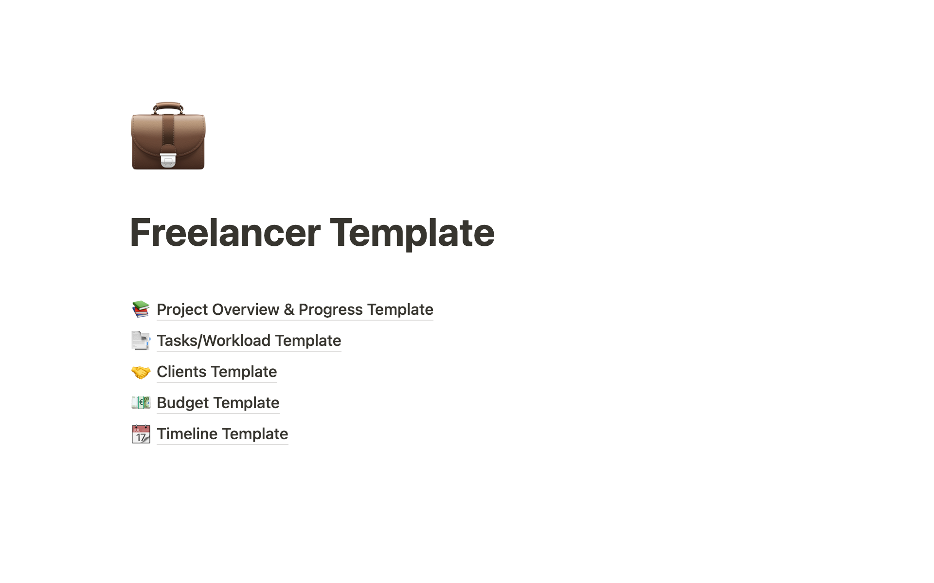 Freelancer Project Management Template | Notion Marketplace