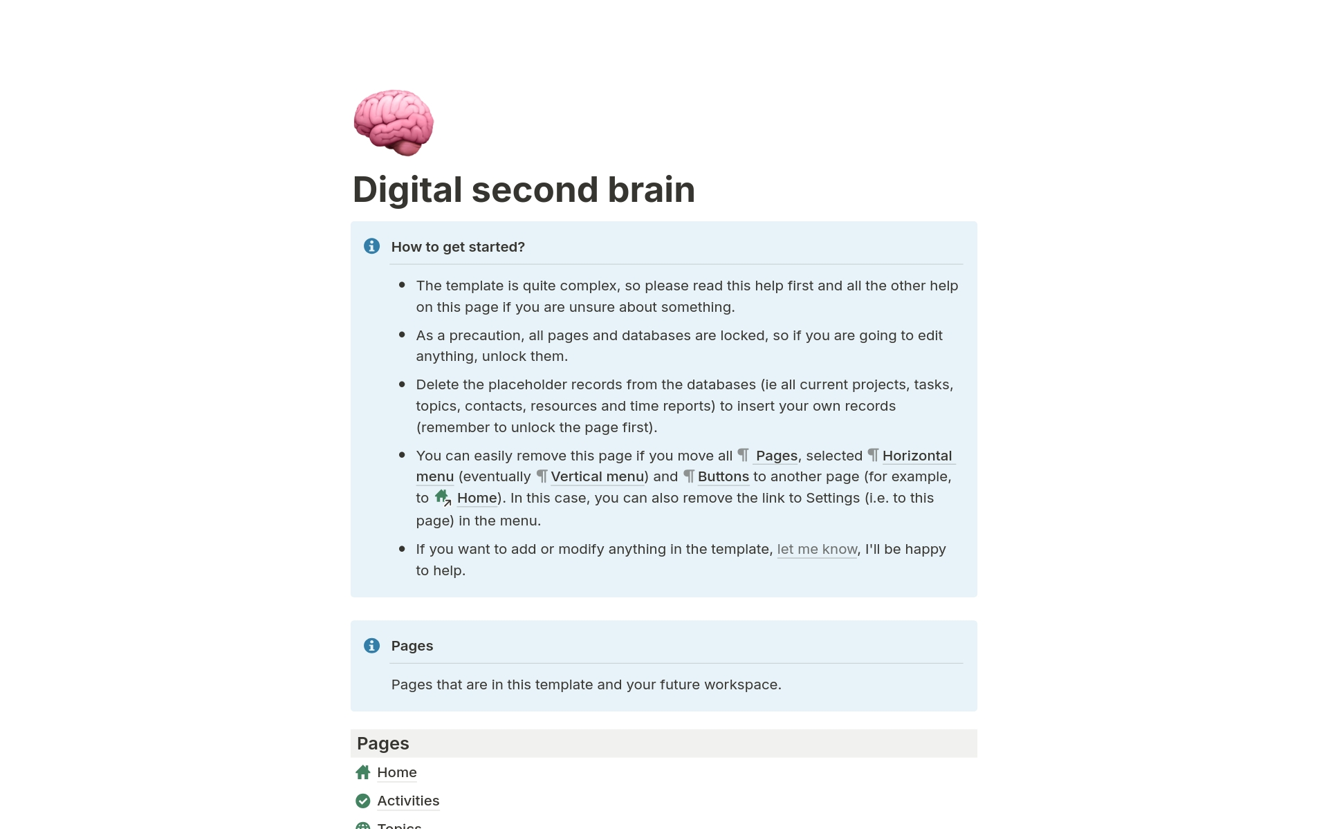 When you are overwhelmed, the second brain - the digital one in Notion - will help you.