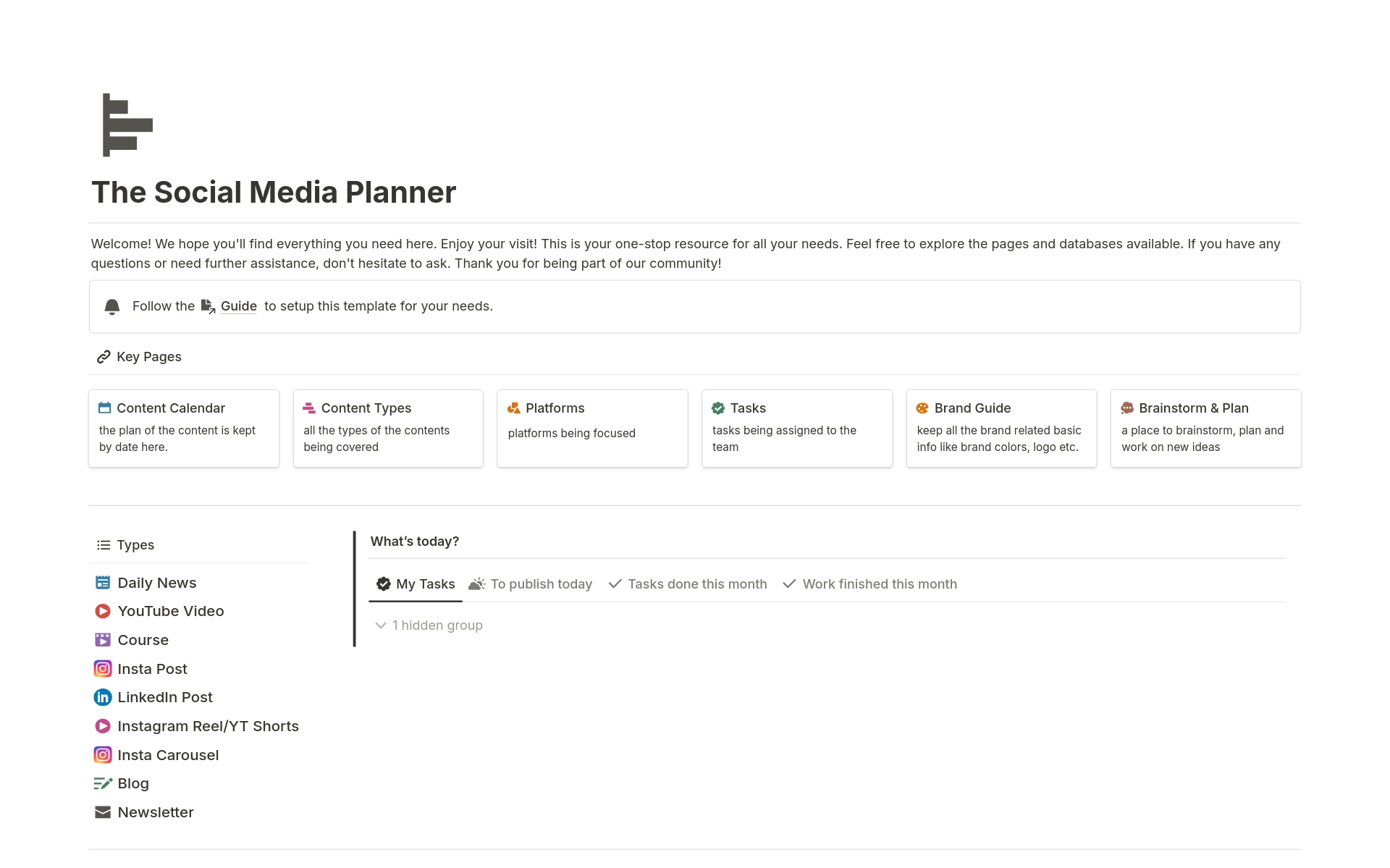 An ultimate social media manager for your team/business that includes content calendar to plan, organize, and visualize your posts effortlessly for facebook, Instagram to LinkedIn, YouTube, Instagram, etc. got all covered. All that can be easily added and edited.