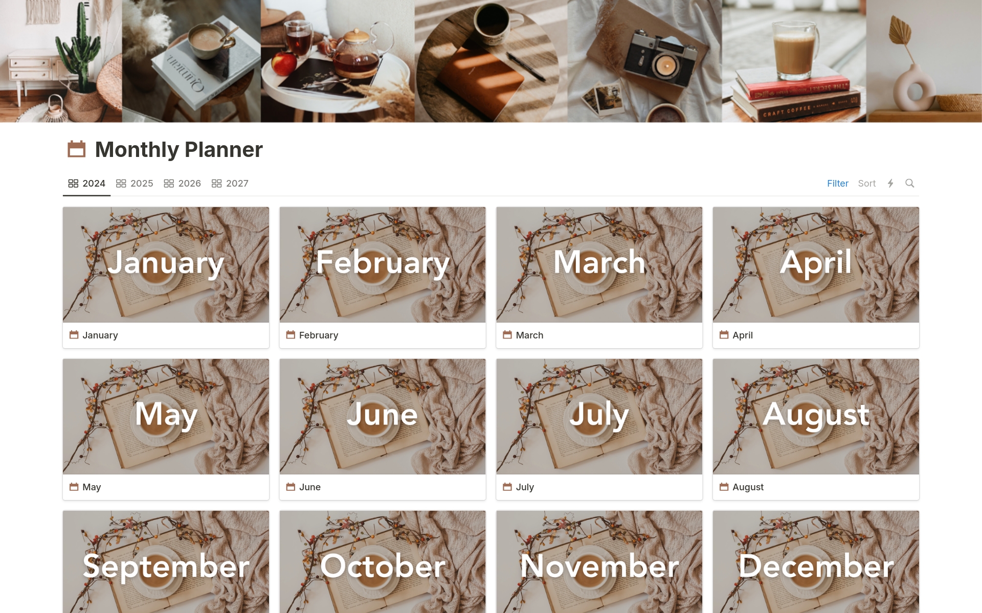 Unleash Your Potential with our Aesthetic Notion Life Planner Template! Elevate Your Personal Planning Experience for Maximum Productivity.