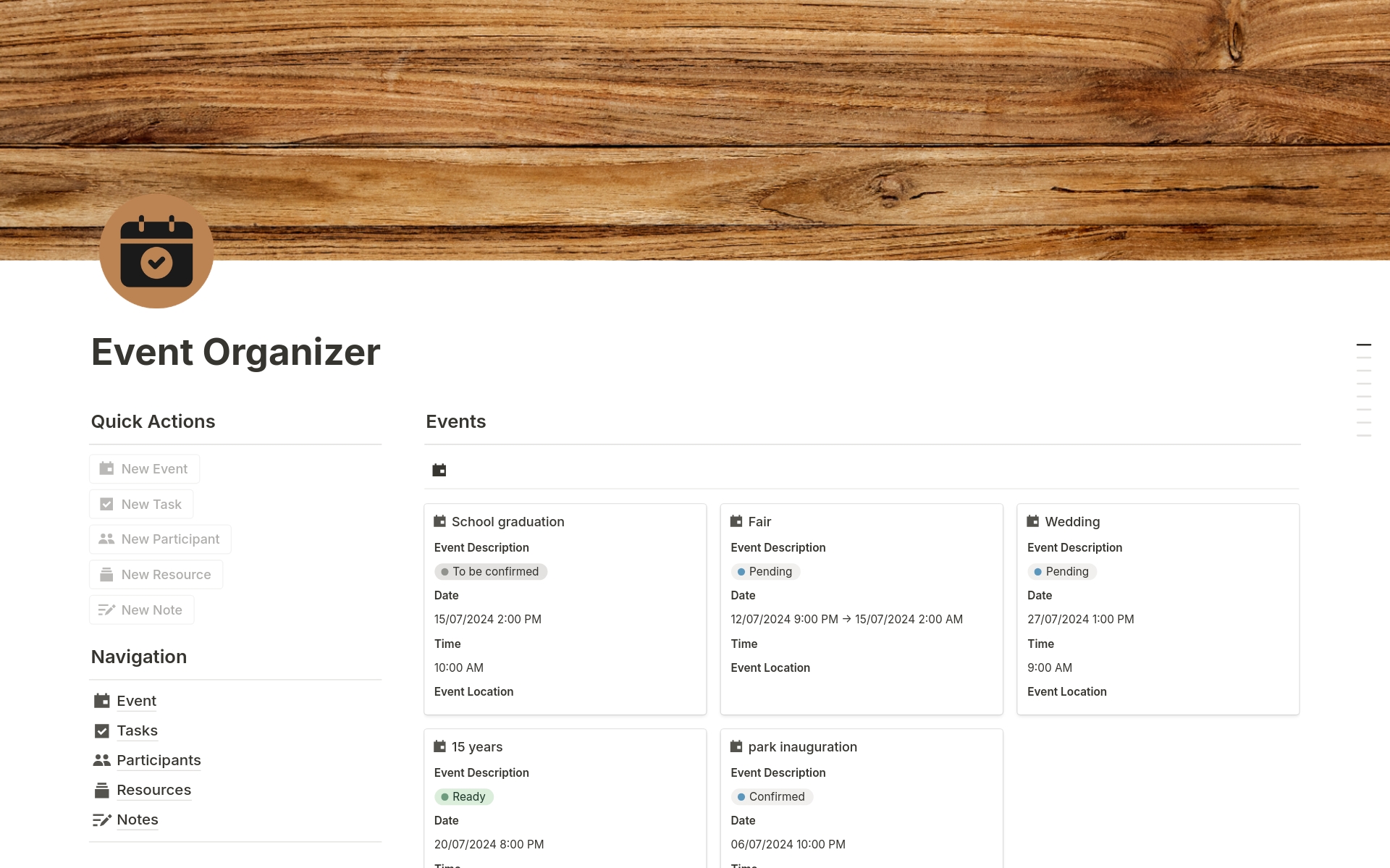 Event Organizer Template Notion Marketplace Event Organizer Template Notion Marketplace