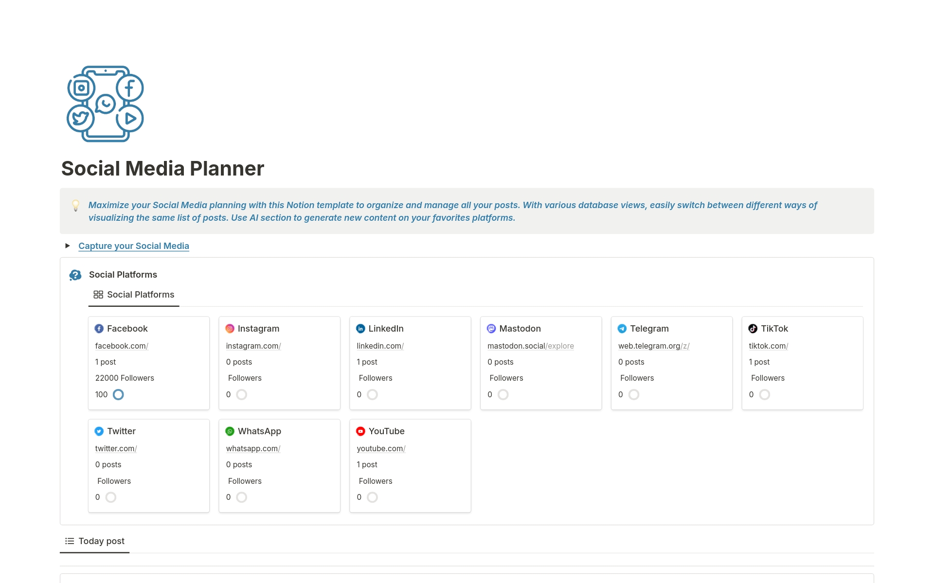 Plan and Organize Your Content Calendar in Notion