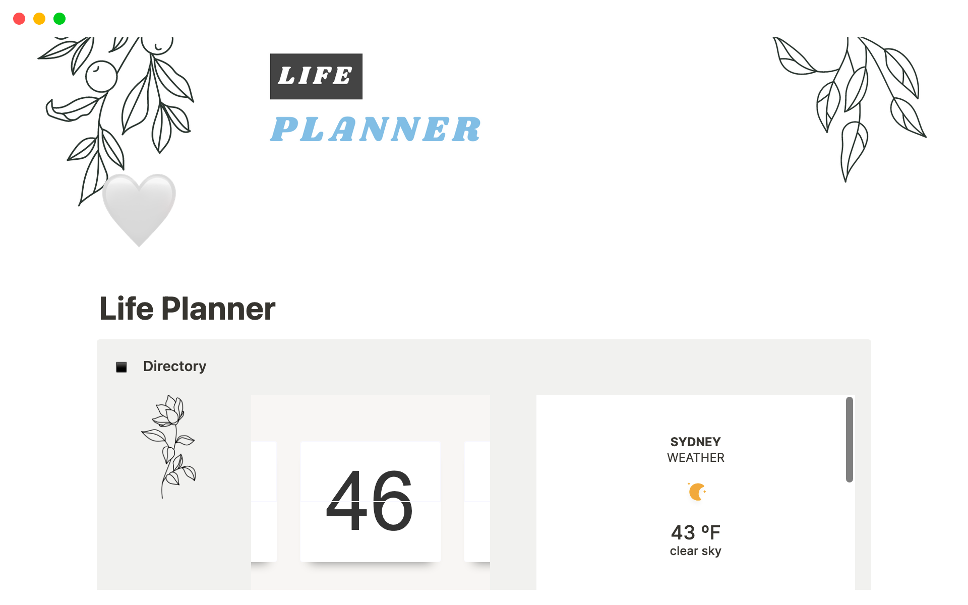 Manage all the chaos in daily life with this simple Notion template 🩵