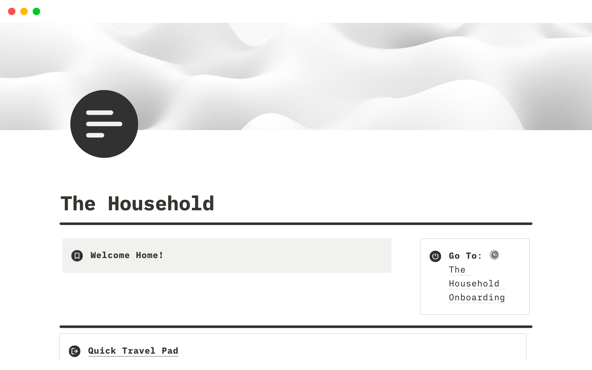 The Household Notion Template helps users manage their household.