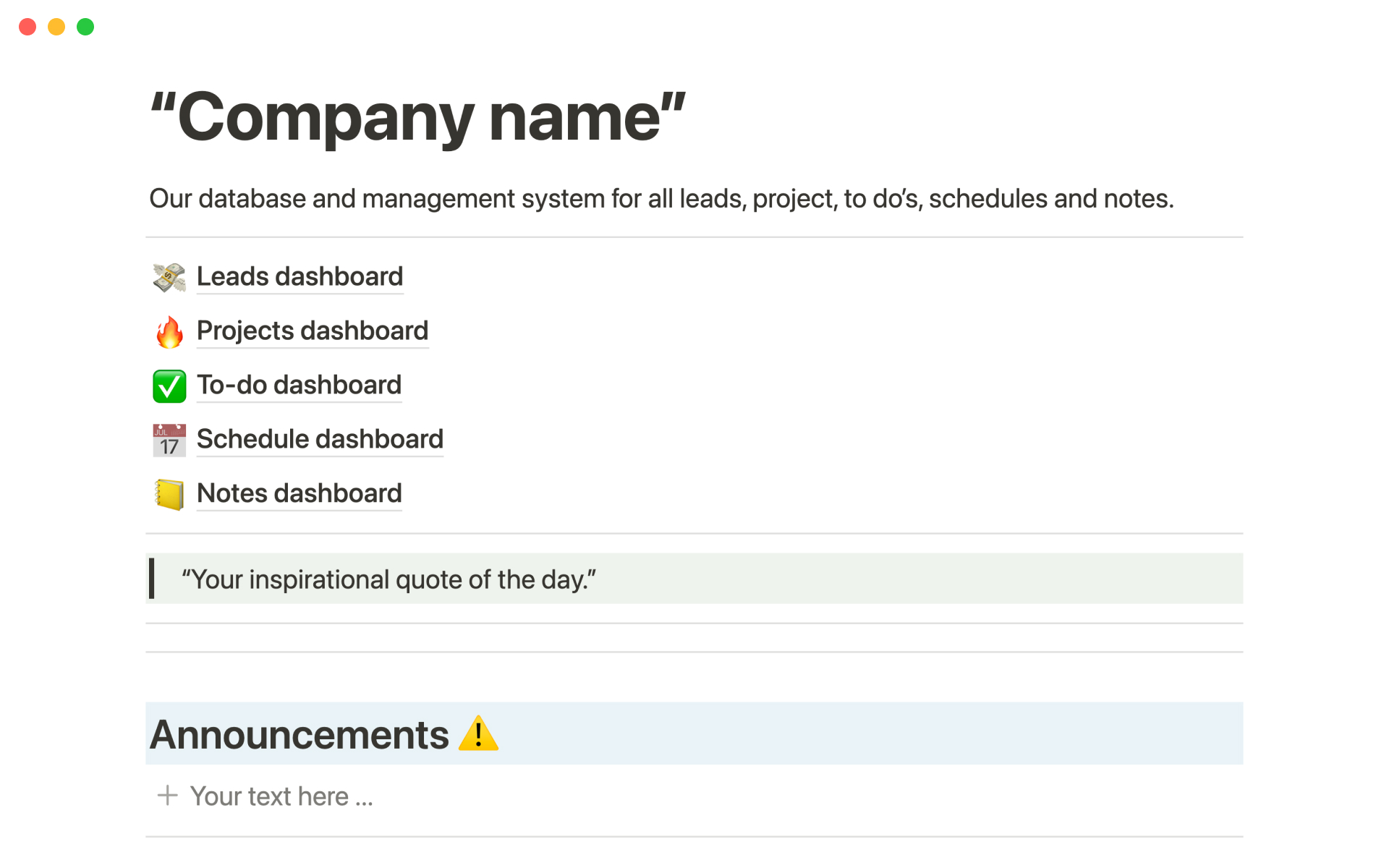 Make project management for your production company nice and simple.