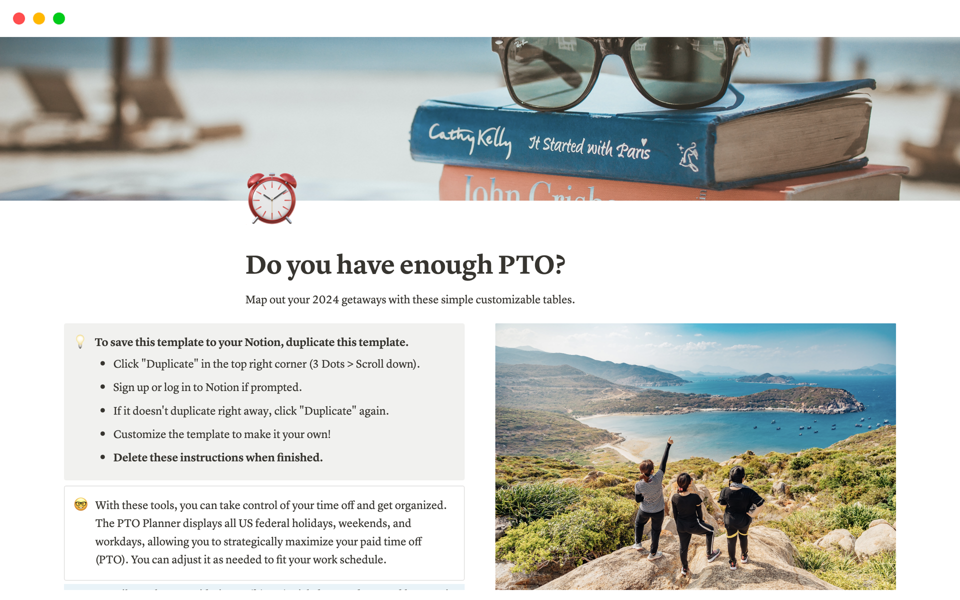 Digital Planner | PTO Planner Template (August 2023 -August 2024 w/ U.S. Federal Holidays) You can now plan ahead and keep track of your PTO hours, holidays, and mental health days with ease.