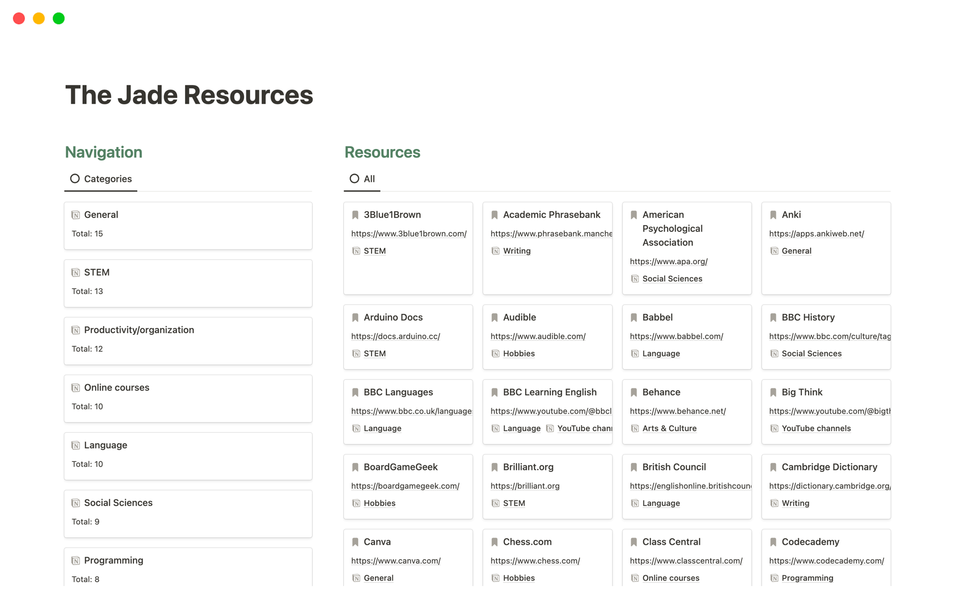 100+ resources to become a top student.