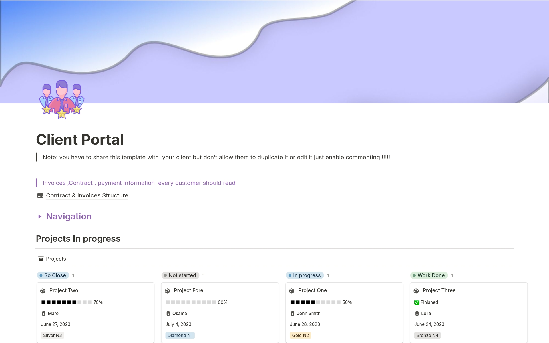 The Client Portal is a comprehensive platform designed to streamline client management and enhance collaboration