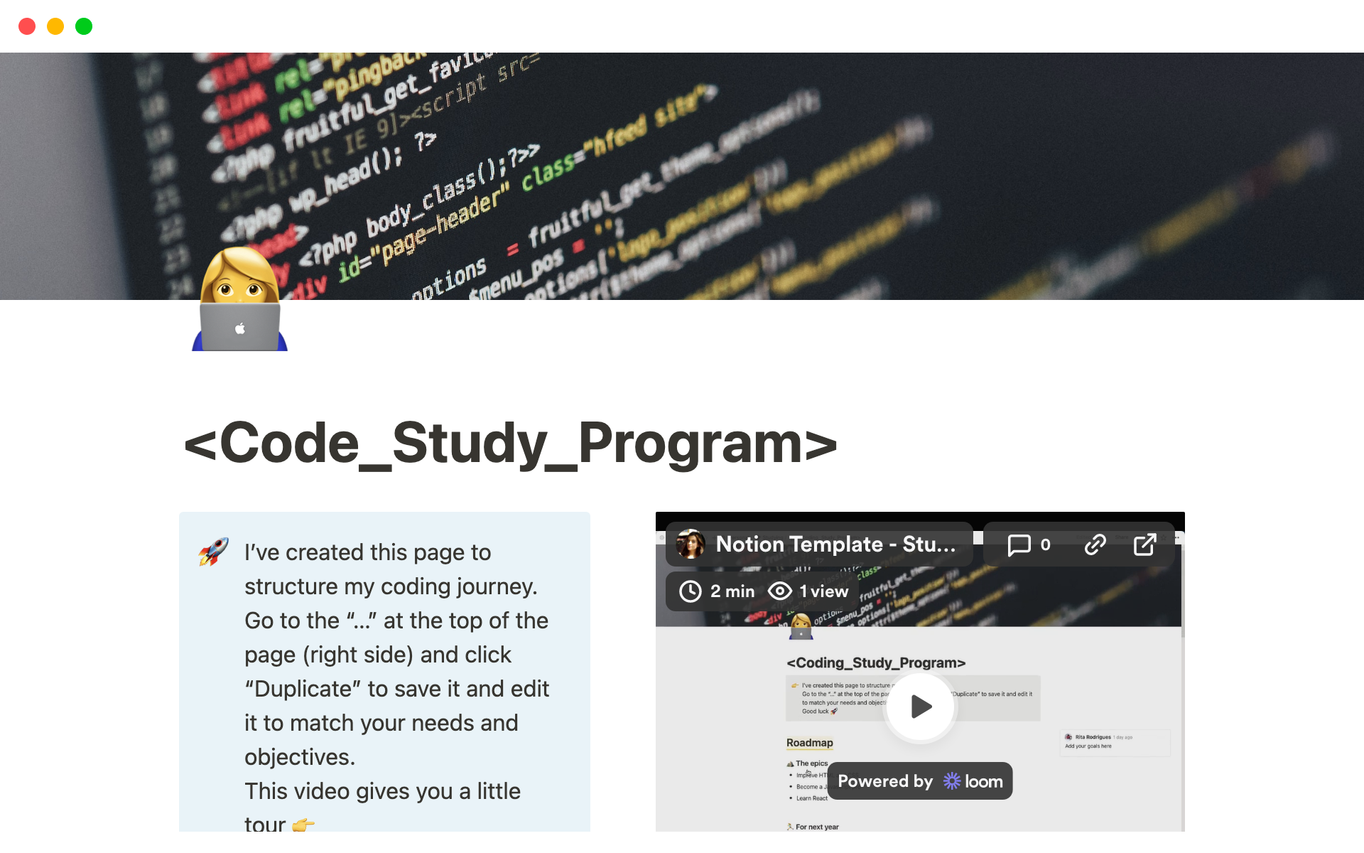 Studying Code Starter Kit님의 템플릿 미리보기