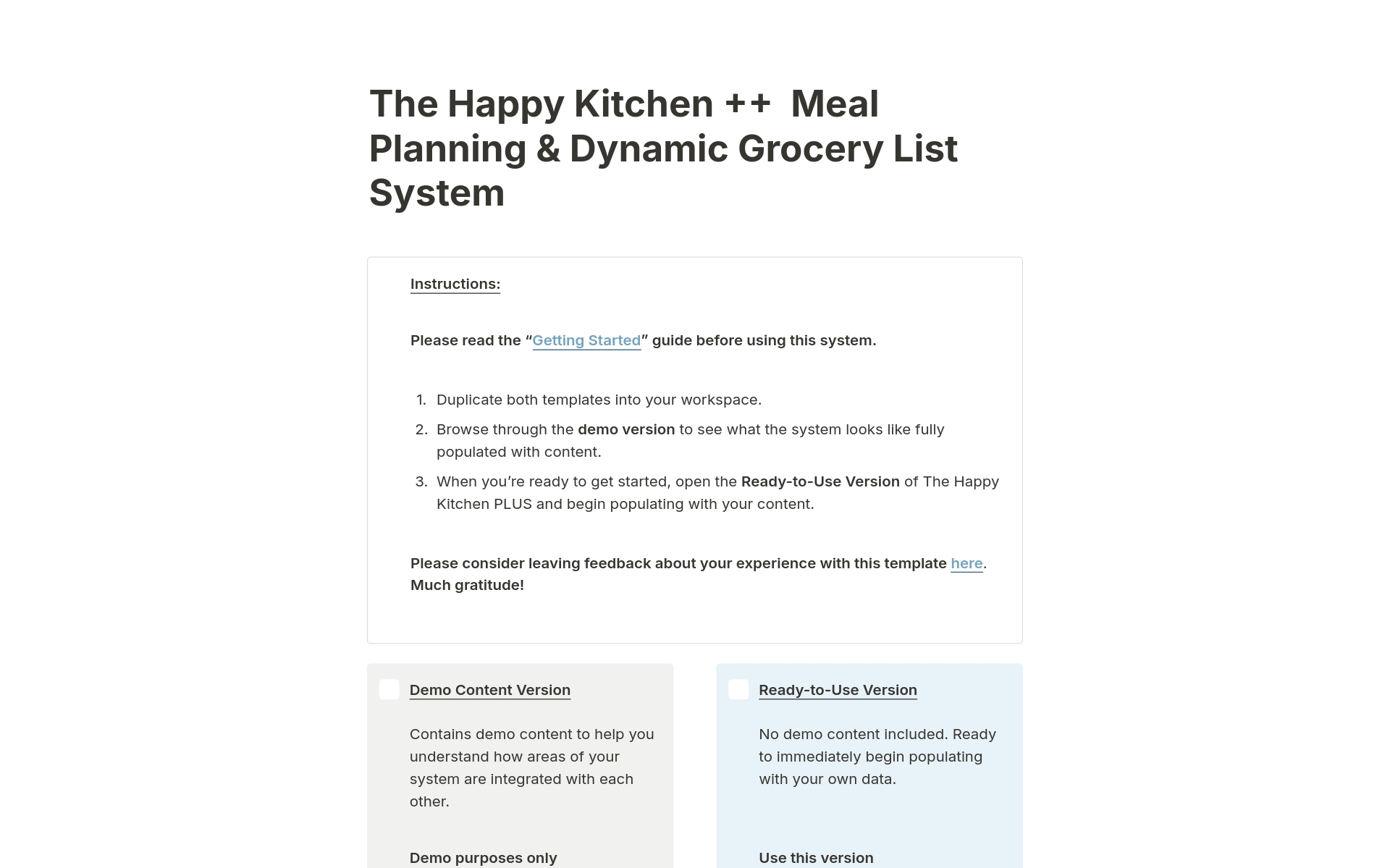 Meal planning, recipe management and automated grocery list system for advanced users.
