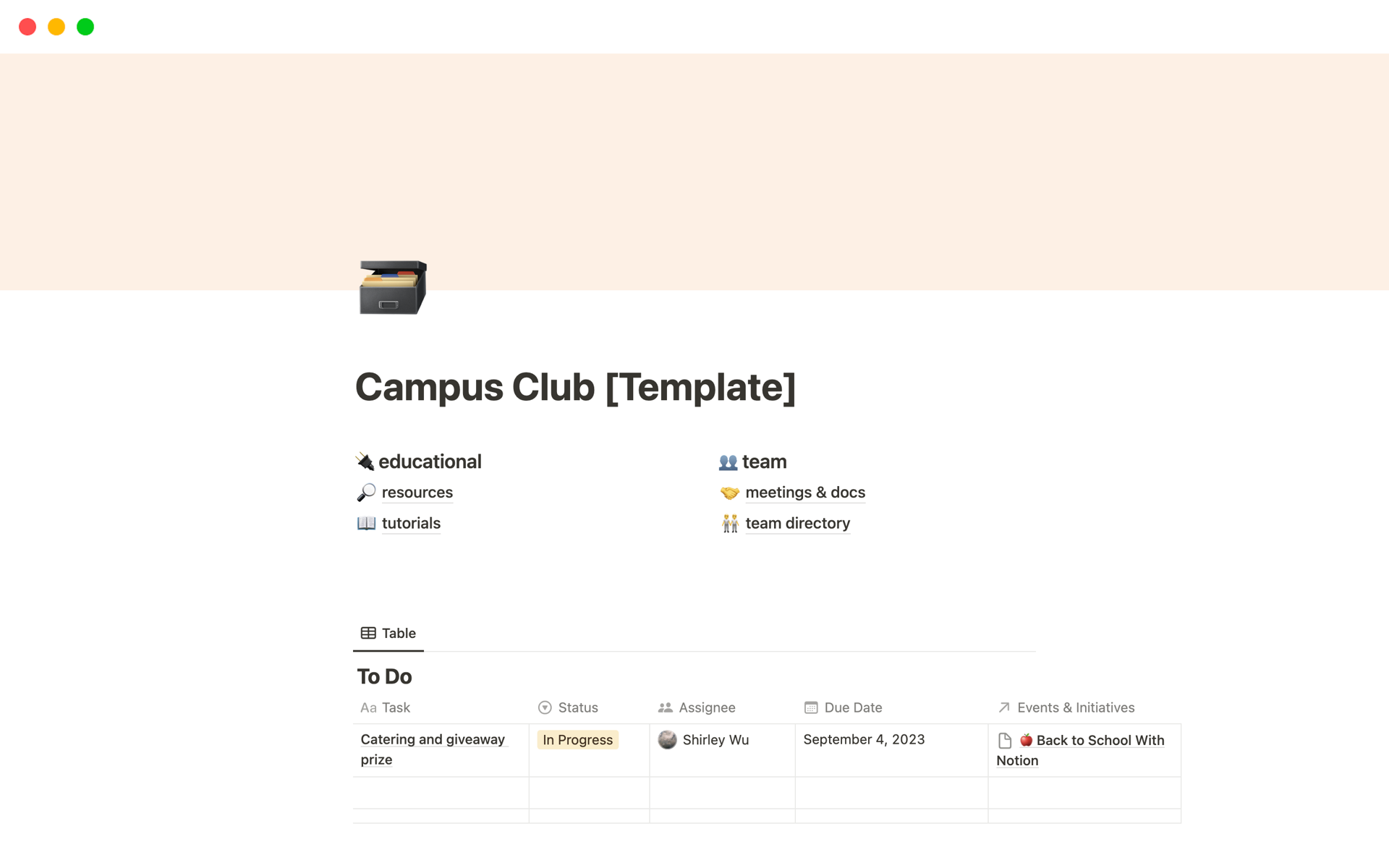 Shows a few ways student leaders can manage tasks, events, and deadlines within their own campus club organizations.