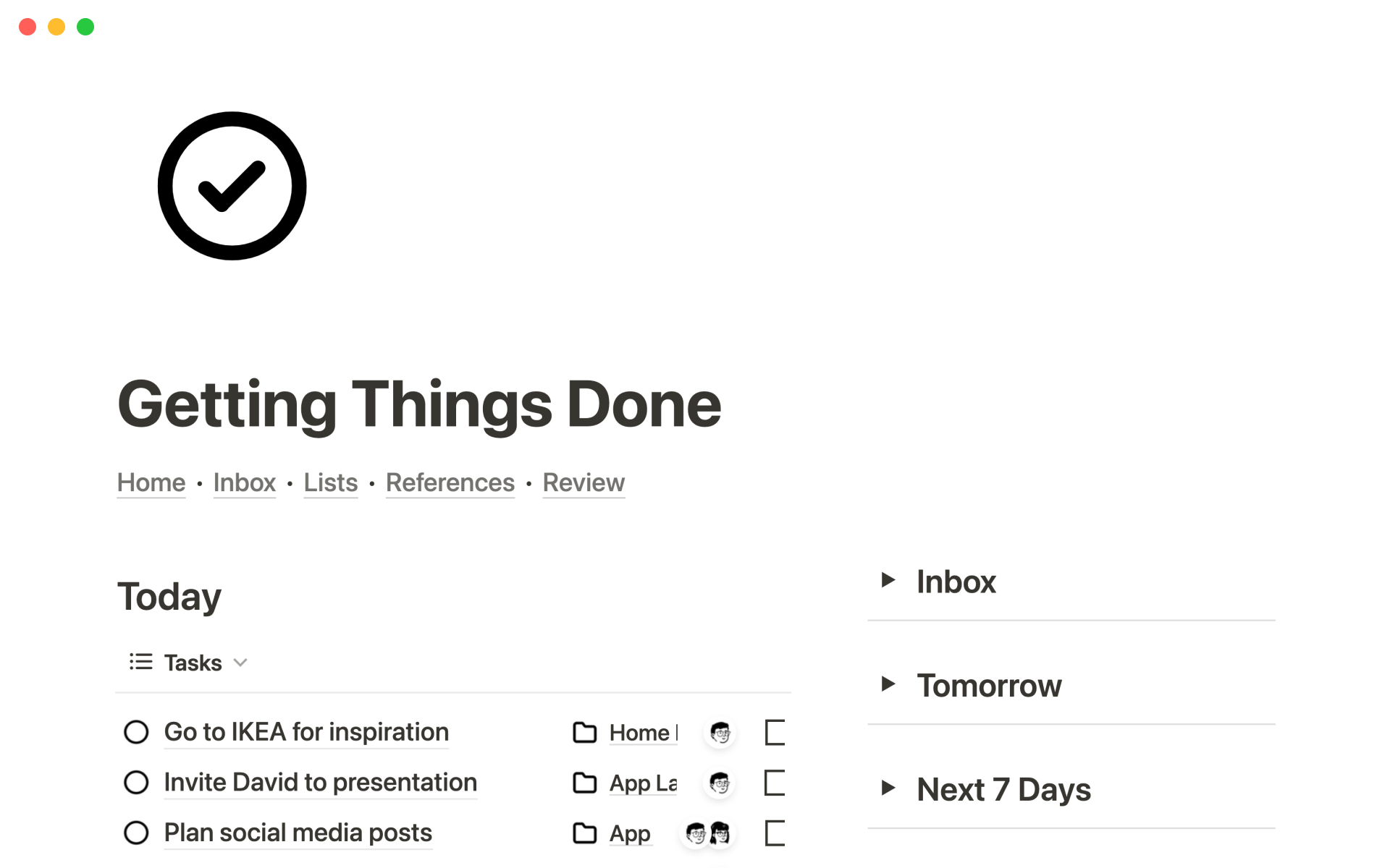 A digital companion to capture, organize and prioritize your to-dos.