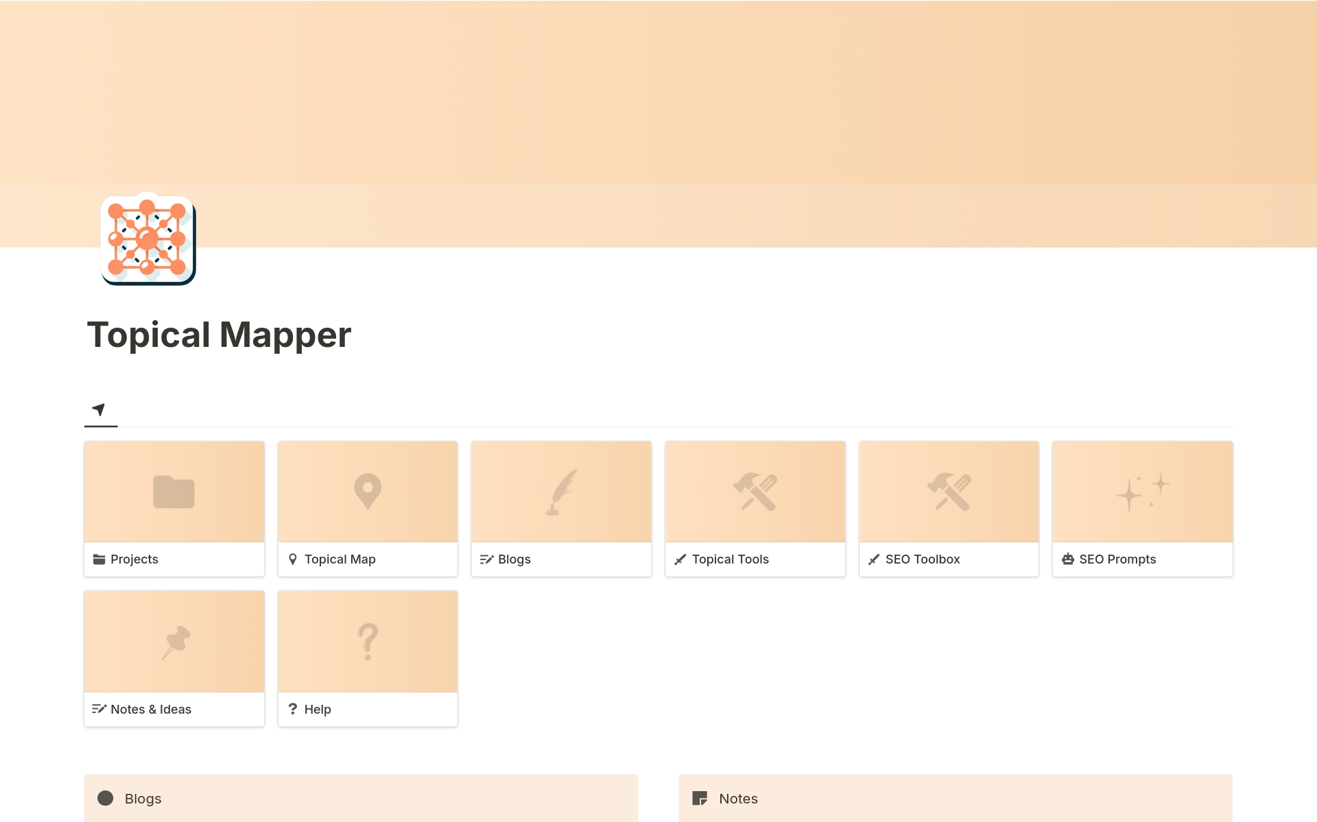 Topical Mapper: Organize Your Topical Maps | Notion Template