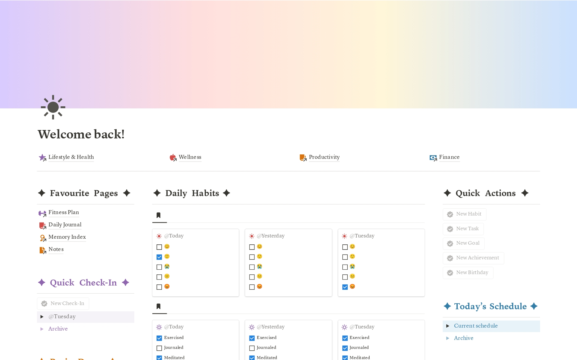 ADHD Life Planner | Notion Template