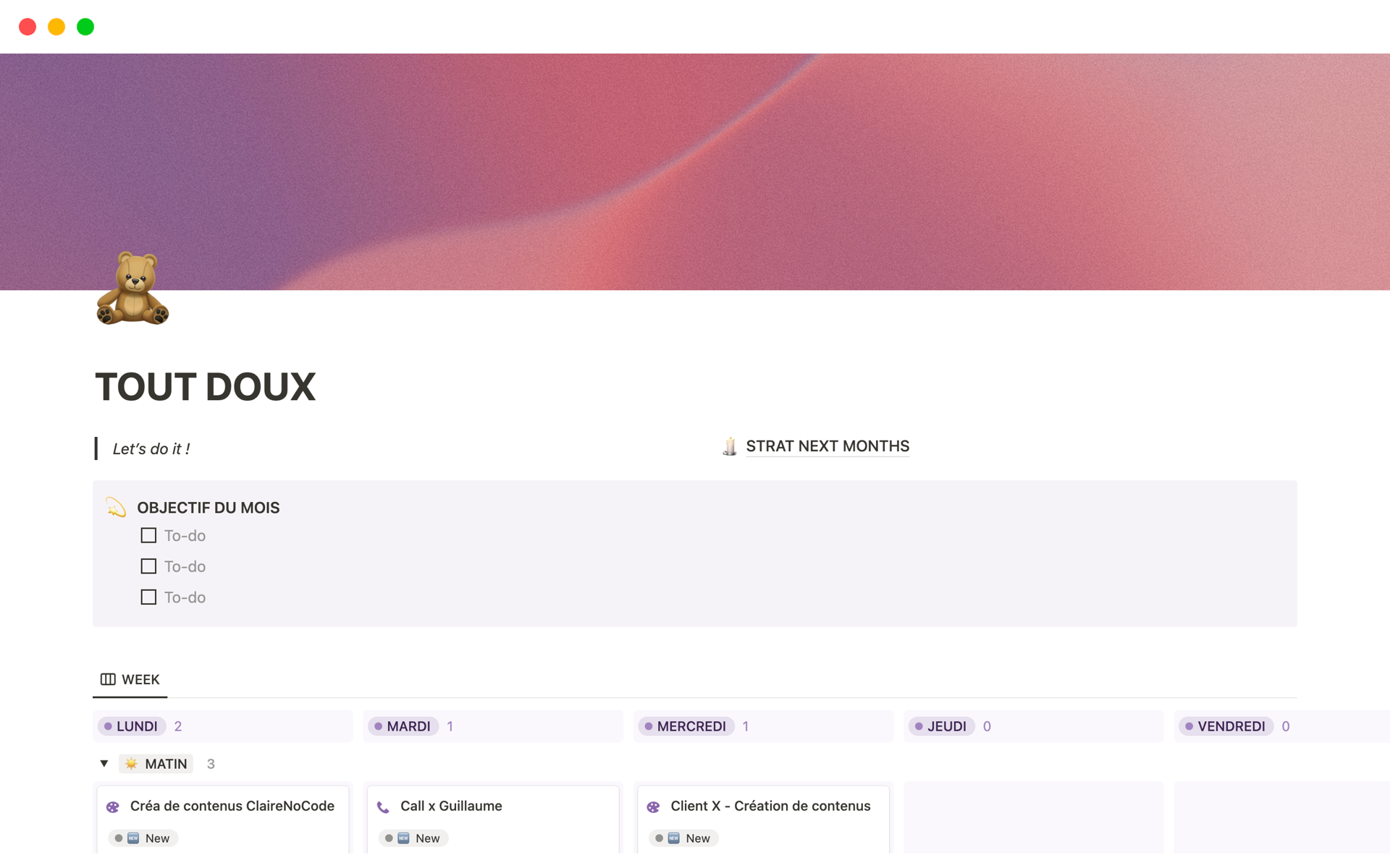 A template preview for To(ux) do(ux) list ! 🧸