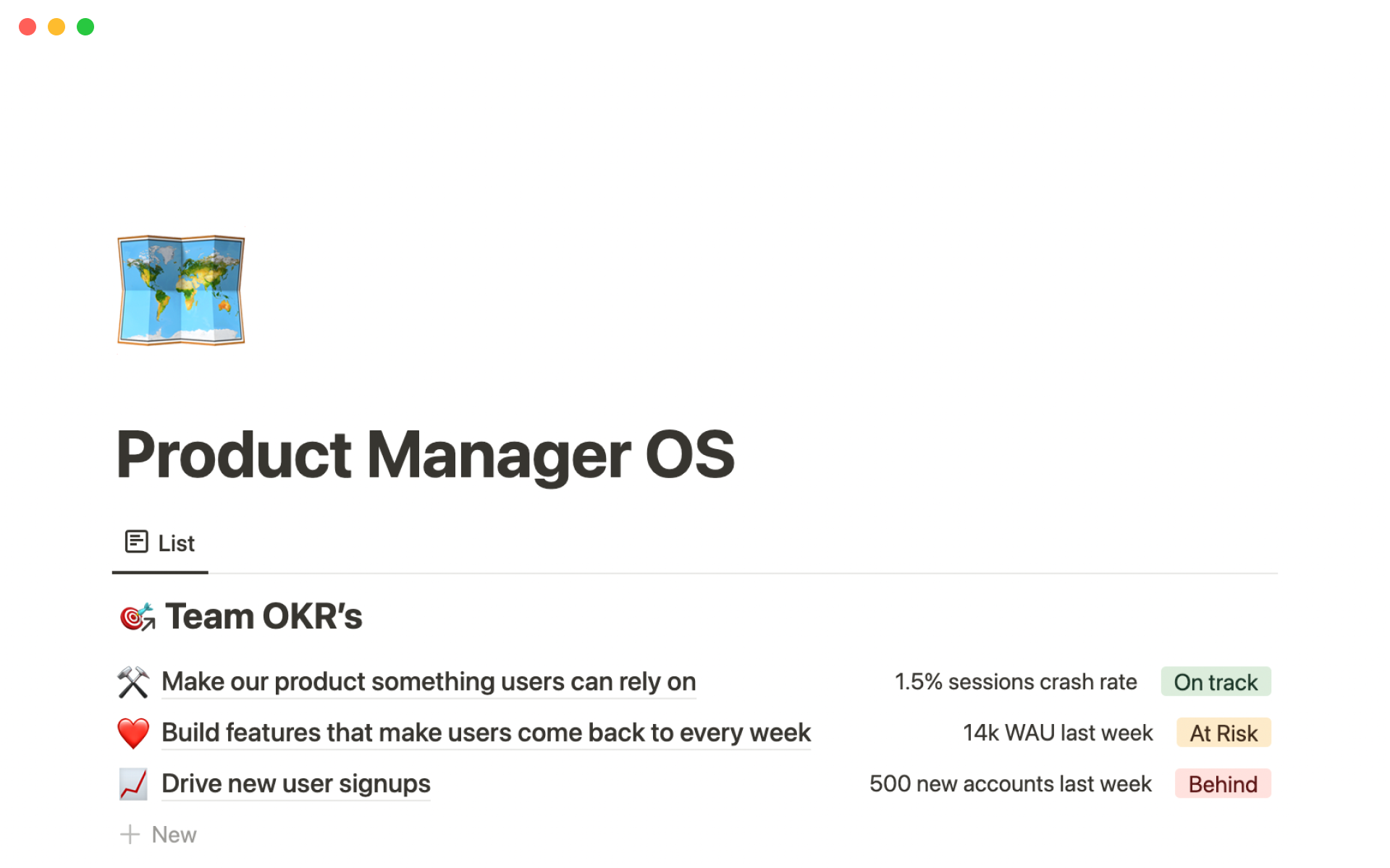 Helps product managers manage their time and teams with more purpose and focus.