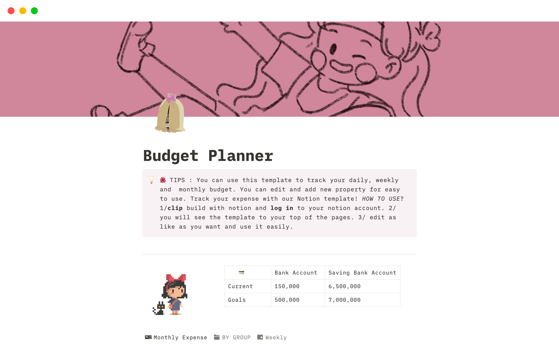 Budget Planner Template | Notion Marketplace
